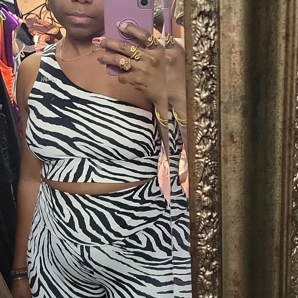 💥 NWOT Beautiful Zebra Print Set 💥 - Picture 16 of 17